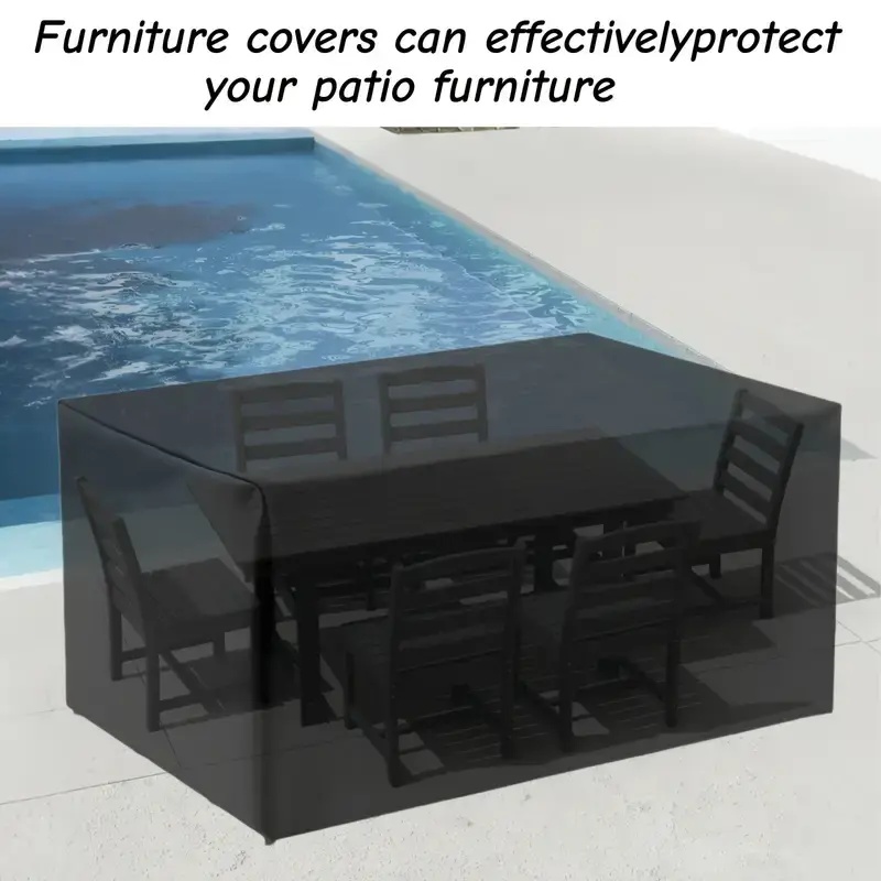 Outdoor Furniture Heavy - Heavy Duty Windproof Garden Furniture Cover
