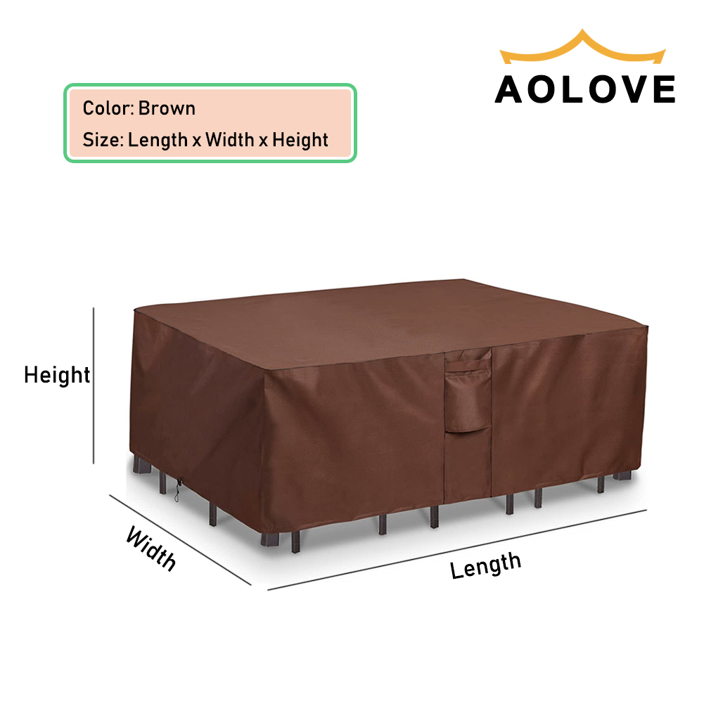 Brown 420D HEAVY DUTY Outdoor  - Outdoor Furniture Plans review and price