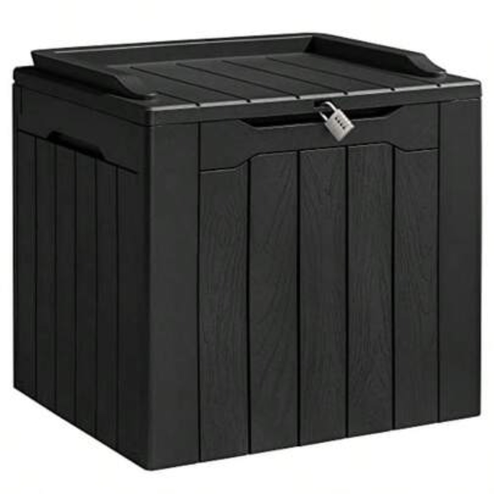 31 Gallon Resin Deck Box Water - Outdoor Furniture Heavy review and price