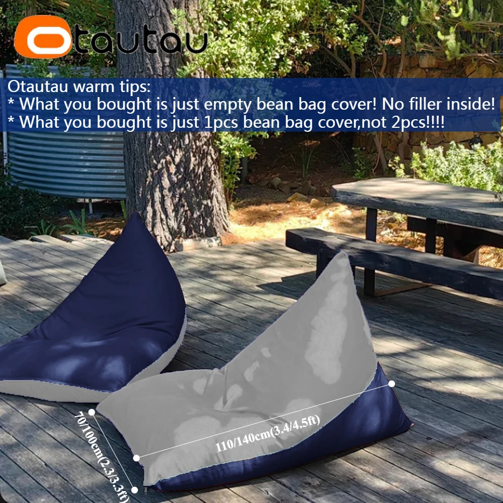 OTAUTAU Outdoor Oxford Bean Ba - Outdoor Furniture Plans review and price