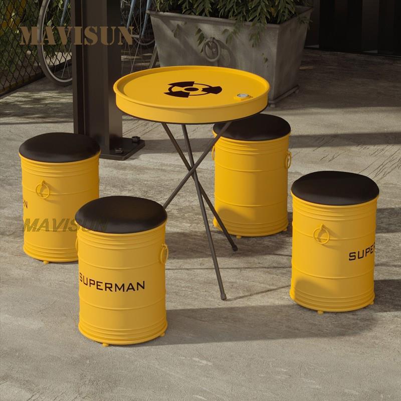 Creative Wrought Iron Oil Drum - Outdoor Furniture Oil review and price